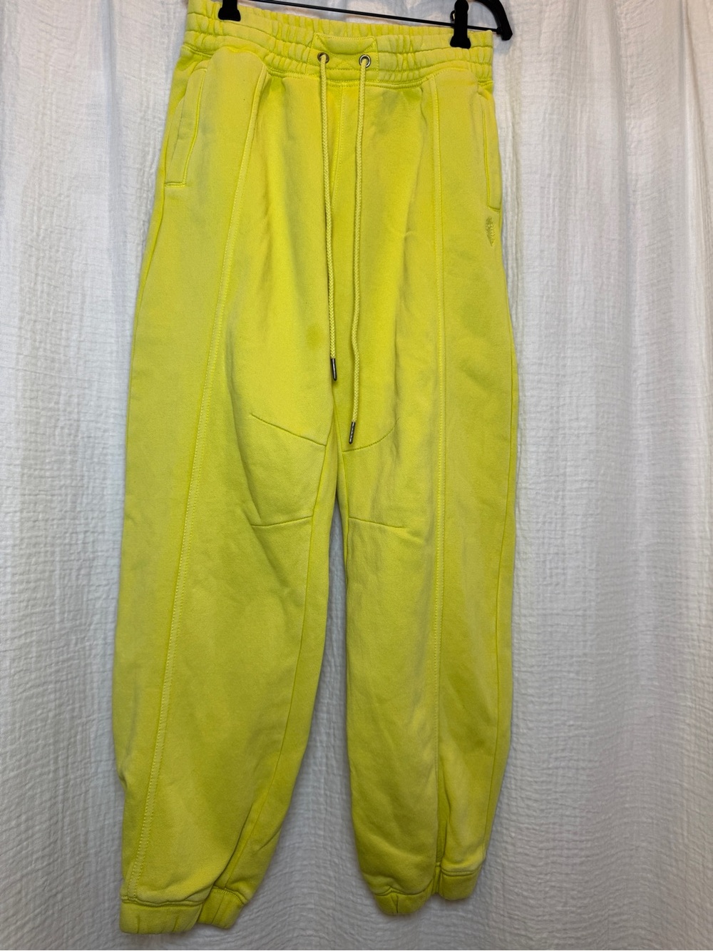 Free People FP Movement Game Day Barrel Leg Track Pants - Sunlit Yellow - XS